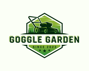 Lawn Grass Mowing logo design