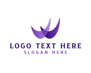 Modern - Swoosh Fintech Letter W logo design