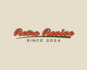 Retro Varsity Brand logo design