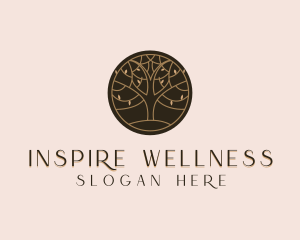 Nature Tree Wellness logo design