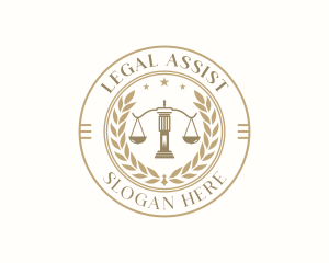 Law Justice Paralegal logo