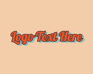 Script - Script Retro Business logo design
