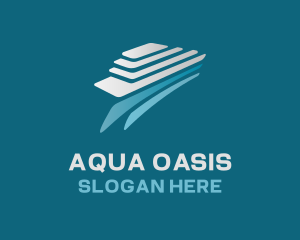 Aqua Marine Yacht logo design