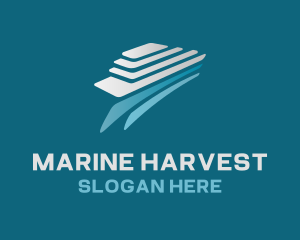 Aqua Marine Yacht logo design