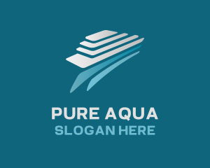 Aqua Marine Yacht logo design