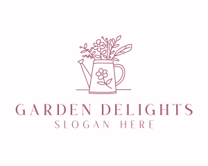 Garden Planting Gardener logo design