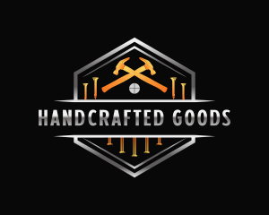 Construction Nail Hammer logo