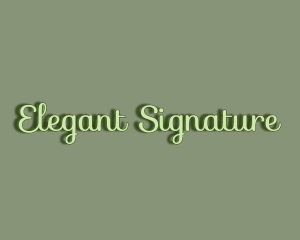 Elegant Cursive Boutique logo design