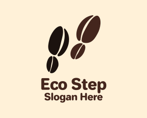 Coffee Bean Footsteps logo