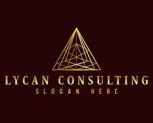 Triangle Pyramid Insurance logo design