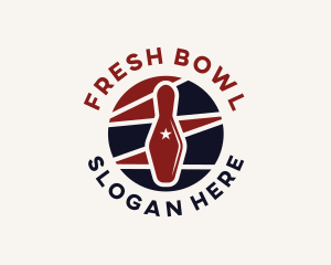 Bowling Star Tournament logo design