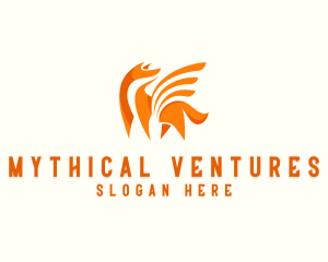 Winged Fox Company logo design