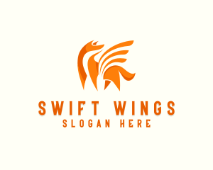 Winged Fox Company logo design