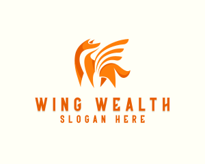 Winged Fox Company logo design