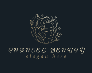 Floral Woman Cosmetics logo design