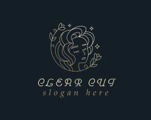 Floral Woman Cosmetics logo design