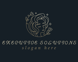 Floral Woman Cosmetics logo design