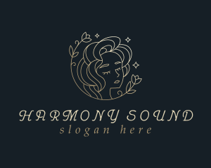 Floral Woman Cosmetics logo design