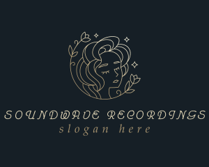 Floral Woman Cosmetics logo design