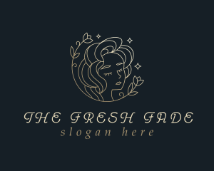 Floral Woman Cosmetics logo design