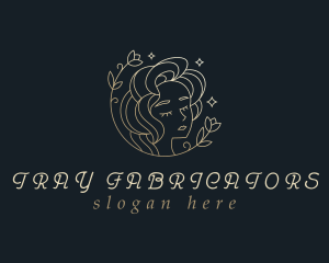 Floral Woman Cosmetics logo design