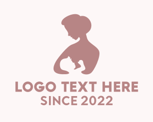 Breastfeeding Pediatric Silhouette  logo