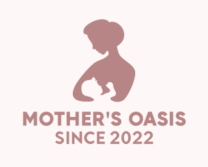 Breastfeeding Pediatric Silhouette  logo