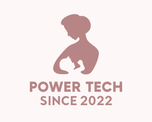 Breastfeeding Pediatric Silhouette  logo