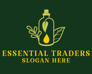 Organic Oil Jar  logo design