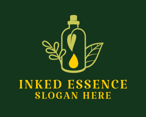 Organic Oil Jar  logo design