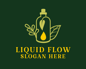 Organic Oil Jar  logo design