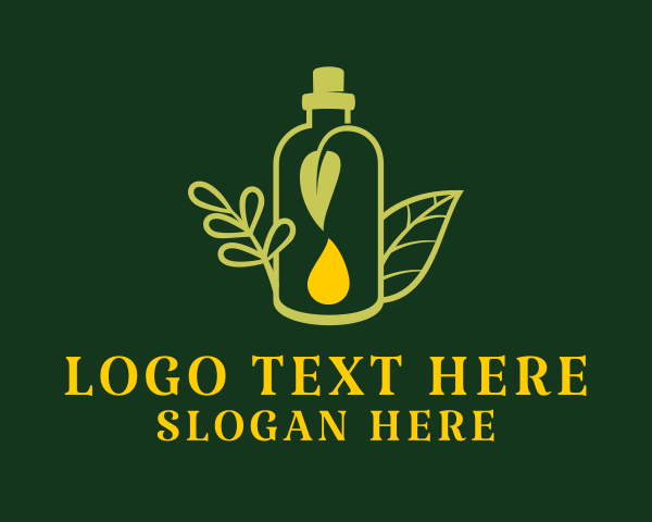 Oil Extract logo example 1