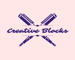 Author Pen Novel logo design