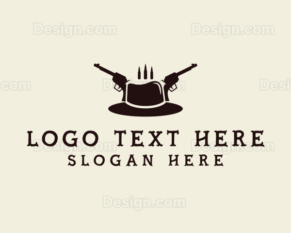 Western Fedora Hat Logo