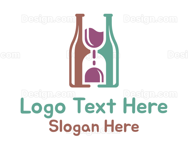 Wine Drinking Time Logo