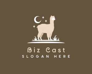 Alpaca Llama Grass logo