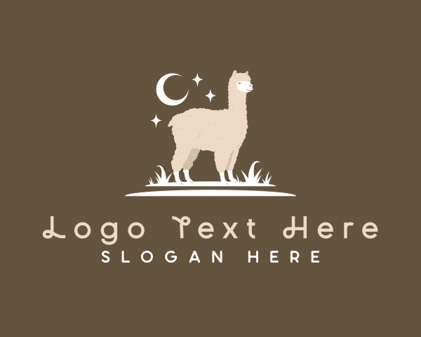 Alpaca logo example 2