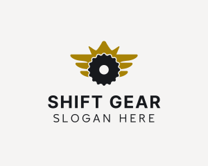 Gear Wings Auto logo design