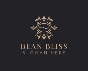 Luxe Coffee Bean Cafe logo design