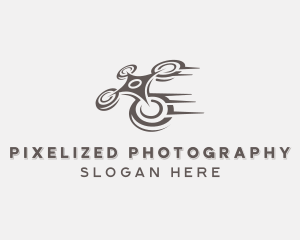 Aerial Photography Drone logo design