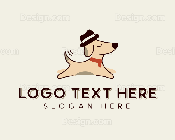 Dog Hat Pet Fashion Logo