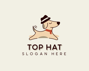 Dog Hat Pet Fashion logo design