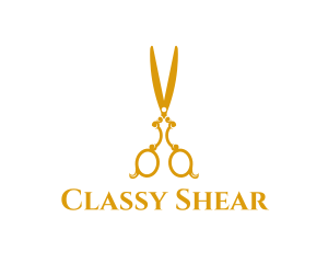 Golden Shears Grooming  logo design