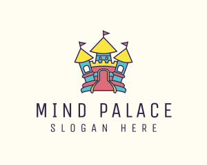 Inflatable Palace Playground logo design