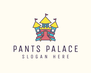 Inflatable Palace Playground logo design