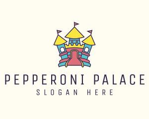 Inflatable Palace Playground logo design