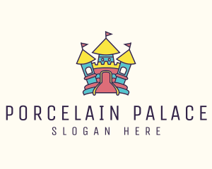 Inflatable Palace Playground logo design