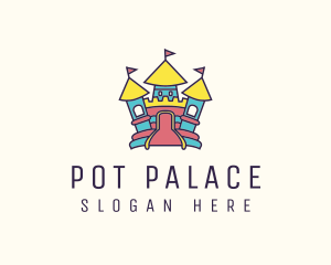 Inflatable Palace Playground logo design