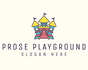 Inflatable Palace Playground logo design