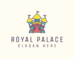 Inflatable Palace Playground logo design